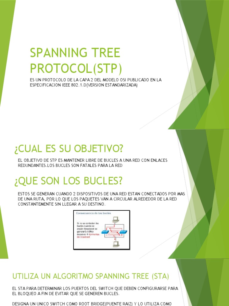 Spanning Tree Protocol (STP) | PDF | Tecnología digital | Protocolos de ...