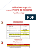 Tipificación de Emergencias PDF