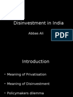 5278103 Disinvestment in India