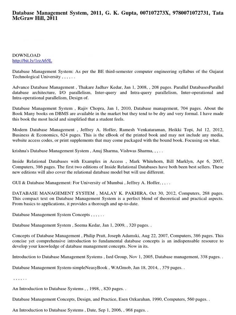 Database Management System | PDF | Service Oriented Architecture ...