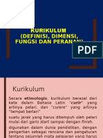 Definisi - Kurikulum