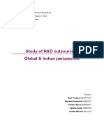 Study of R&D Outsourcing Global & Indian Perspective: Professor Murali Patibandla