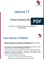 Lecture 11 - Internetworking PDF