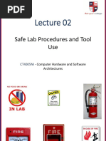 Lecture 02 - Safe Lab Procedures and Tool Use