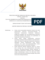 PMK No 1 TH 209 TTG Tata Cara Pembentukan Peraturan Perundang-Undangan Bidang Kesehatan KEMKES