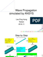 Guided Wave Propagation Simulated by ANSYS: Lee Ping Hung Taiwan 2016.11