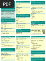 Beginners Python Cheat Sheet PCC If While PDF