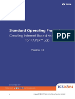 Standard Operating Procedure: Creating Internet Based Assessment For PAPER Lab