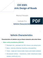 CEE 6501 Geometric Design of Roads: Moinul Hossain Lecture 3-A
