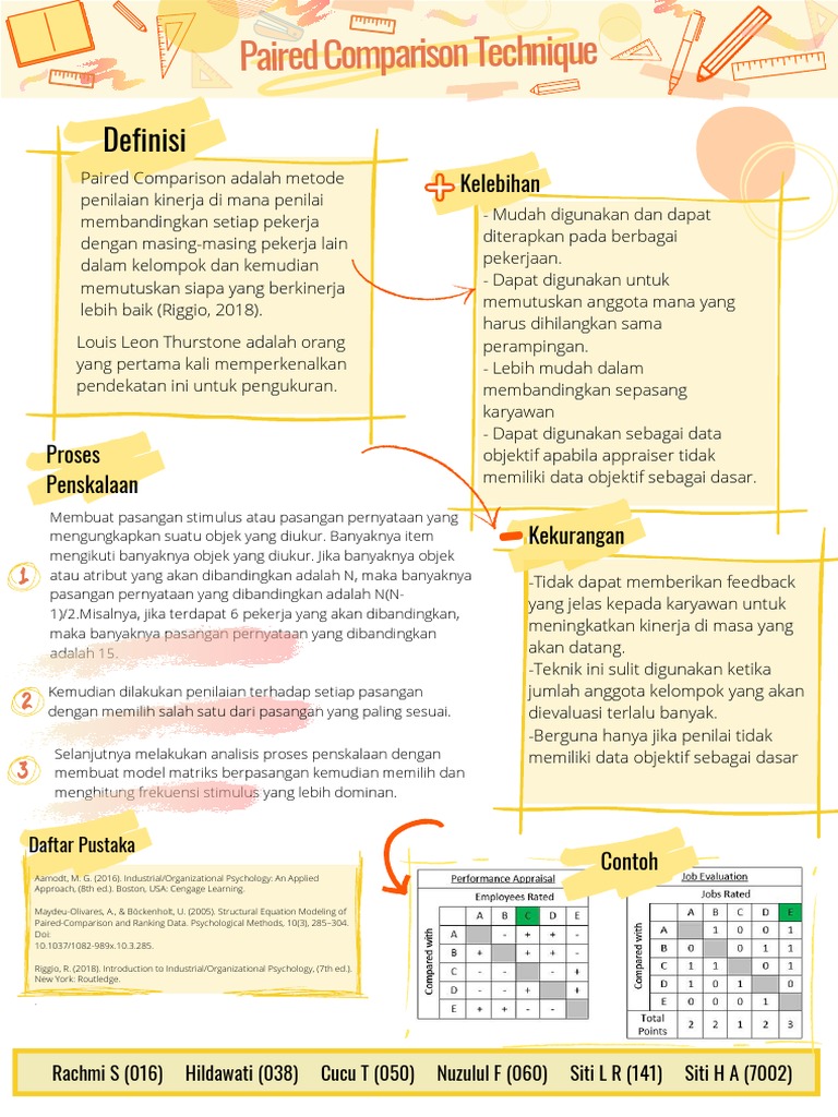 Paired Comparison Technique PDF | PDF
