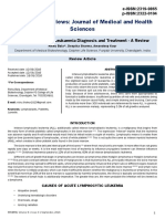Acute Lymphocytic Leukaemia Diagnosis and Treatment A Review PDF