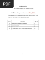 M.Sc. Part II (Sem - IV) Distance Mode PDF