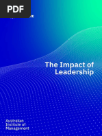 THE IMPACT OF LEADERSHIP