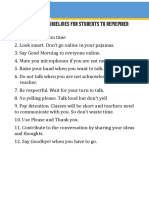 Netiquette Guidelines For Students To Remember PDF