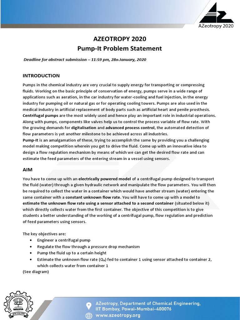 Estimating Unknown Flow Rates Designing a Centrifugal Pump Model to