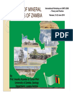 Database of Mineral Resources of Zambia
