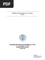 Bangladesh Financial Intelligence Unit: Guidelines On Electronic Know Your Customer (e-KYC)