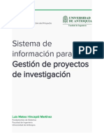 Nro 1. Sistema de Información para La Gestión de Proyectos de Investigación