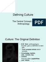 Defining Culture: The Central Concept of Anthropology