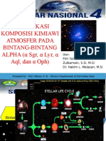 Identifikasi Komposisi Kimiawi Atmosfer Pada Bintang-Bintang Alpha