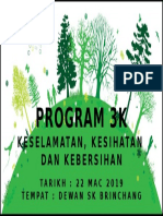 Program 3K: Keselamatan, Kesihatan Dan Kebersihan