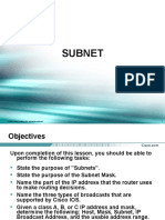 Subnet: © 2002, Cisco Systems, Inc. All Rights Reserved. 1