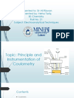 Principle and Instrumentation of Coulometry