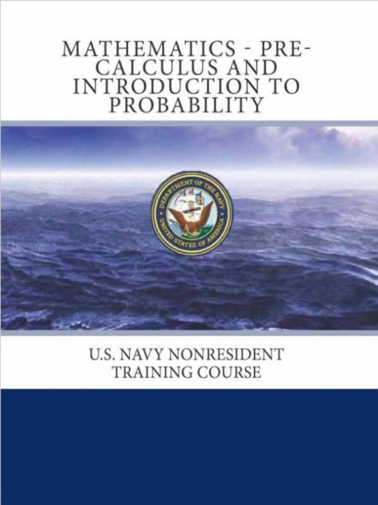 Navy Pre-Calculus Training Course | PDF | Line (Geometry) | Analytic ...