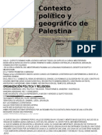 Contexto Político y Geográfico de Palestina