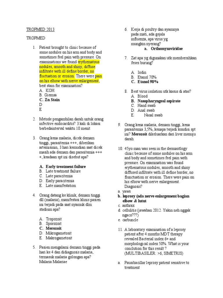 Compiled 84 Halaman Tropmed Pdf Leprosy Microbiology