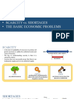 Scarcity vs. Shortages: Understanding the Basic Economic Problems