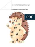 Numerele Pare Şi Impare În Concentrul 0-100