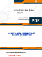 Curs Instalatii Pentru Constructii 2019-2020 PDF