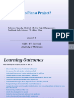 Part 2: How To Plan A Project?: CODL-BIT (External) University of Moratuwa