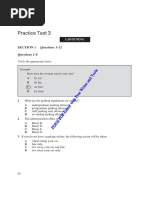 Practice Test 3: Questions 1-12 Questions 1-4