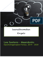 Lessenserie Engels Lea Soetens - Maandonks 2019 2020 Opscholingstraject Fontys Lilian Van Oostende-Beijnsberger Def Website