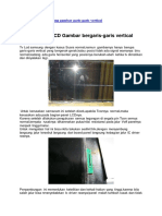 Samsung TV LCD Gambar bergaris-garis vertical