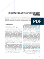 Mineral Oils, Untreated or Mildly Treated: 1. Exposure Data