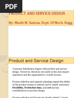 1.4 Product and Service Design