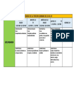 Horario de La Tercera Semana Del 20 Al 24