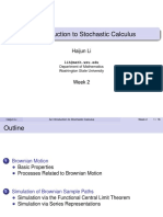 An Introduction To Stochastic Calculus (WSU) 02