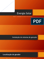 Unidade 1 P5 - Energia Solar
