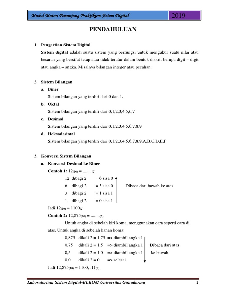 Modul Penunjang Praktikum Pdf