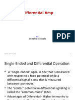 Differential Amp: DR Manish Goswami