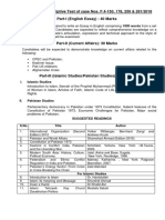 Syllabus FPSC PDF