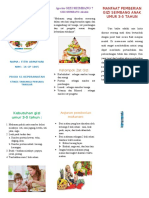 Leaflet Gizi Seimbang 3-5 Tahun