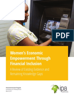 Financial Inclusion and Women