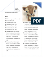 Squirrel Amigurumi PDF