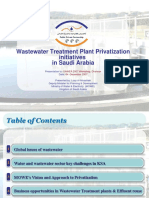 Wastewater Treatment Plant Privatization I