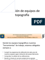 Calibración de Equipos de Topografía